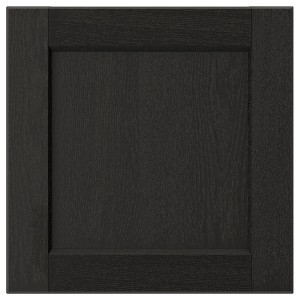 IKEA LERHYTTAN drawer front, 15x15 in Black Stained, Ikea Outlet | 7584SYKTU