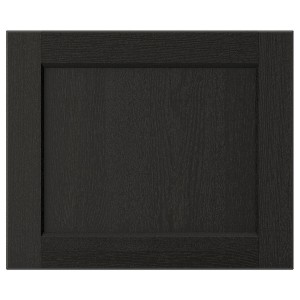 IKEA LERHYTTAN drawer front, 18x15 in Black Stained, Ikea Outlet | 5634ATSEG