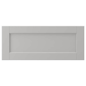 IKEA LERHYTTAN drawer front, 24x10 in Light Gray, Ikea Outlet | 6147NYBWX