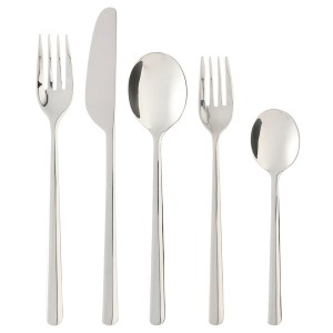 IKEA LÖFTESRIK 20-piece flatware set, stainless steel, Ikea Outlet | 0793KSGLH