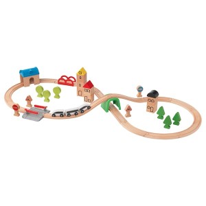 IKEA LILLABO 45-piece train set with track, Ikea Outlet | 5307OUBDQ