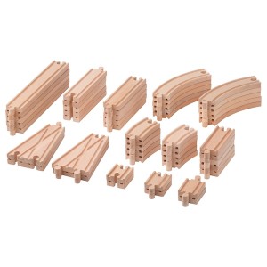 IKEA LILLABO 50-piece track set, Ikea Outlet | 1986LPZXN