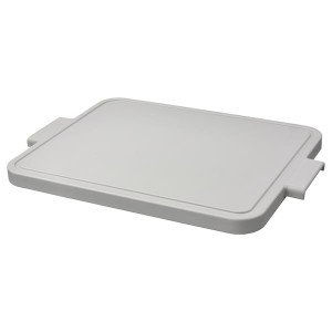 IKEA LILLHAVET cutting board, light gray, 19 ¼x13 ¾ in, Ikea Outlet | 4357BYQTJ