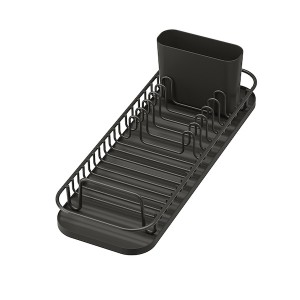 IKEA LILLHAVET multifunctional dish rack, anthracite, Ikea Outlet | 9721OWTKQ