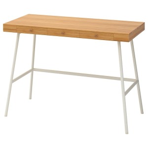 IKEA LILLÅSEN desk, bamboo, 40 1/8x19 1/4 in, Ikea Outlet | 2841SNDPV