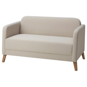 IKEA LINANÄS loveseat Vissle Beige, Ikea Outlet | 8174WRSCD