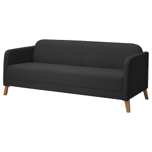 IKEA LINANÄS sofa Vissle Dark Gray, Ikea Outlet | 7953SMXDG