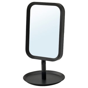 IKEA LINDBYN table mirror, black, 5 1/2x10 5/8 in, Ikea Outlet | 5830AOISN