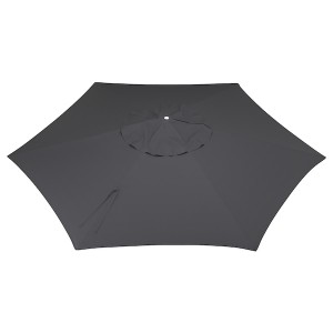 IKEA LINDÖJA umbrella canopy, 118 1/8 in Anthracite, Ikea Outlet | 5731ZFVGC