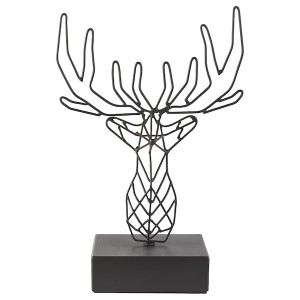 IKEA LINDRANDE decoration, reindeer black, 9 ¾ in, Ikea Outlet | 0189NXDYI