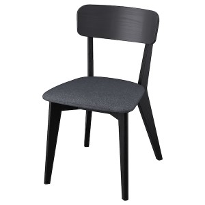IKEA LISABO chair Black / Tallmyra Black / Gray, Ikea Outlet | 6317BJTIK