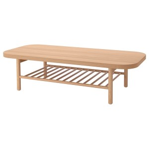 IKEA LISTERBY coffee table, 55 1/8x23 5/8 in Oak Veneer, Ikea Outlet | 0387KRJVC