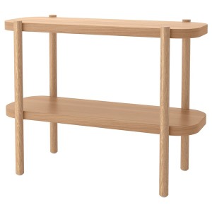 IKEA LISTERBY console table, 36 1/4x15x28 in Oak Veneer, Ikea Outlet | 4835BMQVW