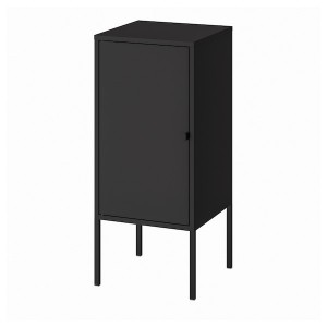 IKEA LIXHULT cabinet, metal/anthracite, 13 3/4x23 5/8 in, Ikea Outlet | 4126FTSZR