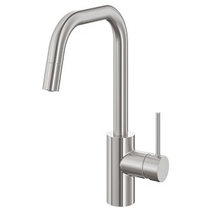 IKEA ÄLMAREN kitchen faucet with pull-out spout, stainless steel color, Ikea Outlet | 5812GDQTK