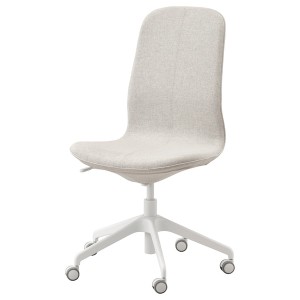 IKEA LÅNGFJÄLL conference chair Gunnared Beige / White, Ikea Outlet | 4789YUHZP