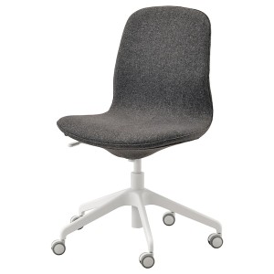 IKEA LÅNGFJÄLL conference chair Gunnared Dark Gray / White, Ikea Outlet | 2963MCJVG