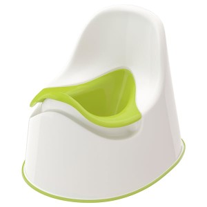 IKEA LOCKIG children's potty White / Green, Ikea Outlet | 6134FACQV