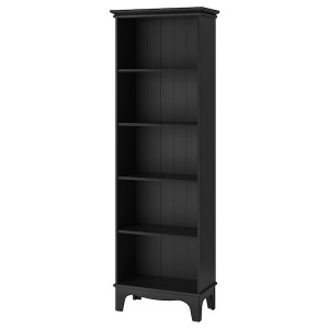 IKEA LOMMARP Bookcase, 25 5/8x78 3/8 in Black, Ikea Outlet | 9036AEJGS