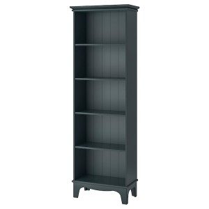 IKEA LOMMARP Bookcase, 25 5/8x78 3/8 in Dark Blue / Green, Ikea Outlet | 0976TAQOL