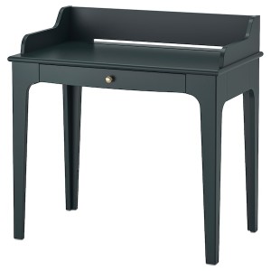 IKEA LOMMARP Desk, 35 3/8x21 1/4 in Dark Blue / Green, Ikea Outlet | 6853CWJVI