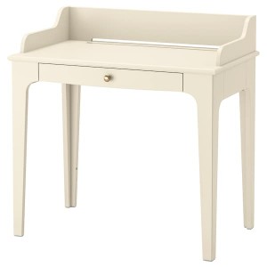 IKEA LOMMARP Desk, 35 3/8x21 1/4 in Light Beige, Ikea Outlet | 6180WJPTE
