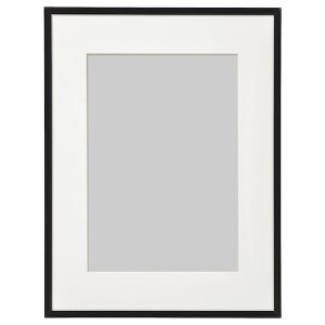 IKEA LOMVIKEN frame, 12x16 in Black, Ikea Outlet | 1065HDMFV