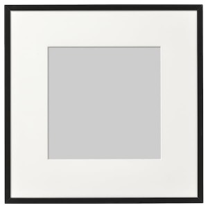 IKEA LOMVIKEN frame, black, 12 ½x12 ½ in, Ikea Outlet | 1836DJRHB