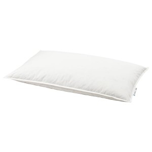 IKEA LUNDTRAV Pillow, low, Queen Low, Ikea Outlet | 9540HDJYB