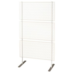 IKEA LUNGÖN privacy screen, off-white indoor/outdoor, 55 1/8x31 1/2x15 3/4 in, Ikea Outlet | 7591AYPZI