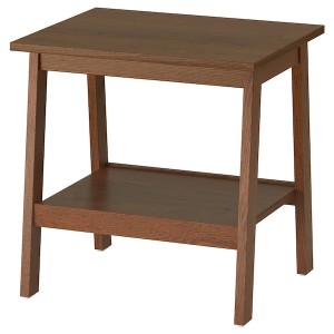 IKEA LUNNARP side table, 21 5/8x17 3/4 in Brown, Ikea Outlet | 8371QMVFN