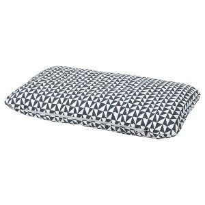 IKEA LURVIG cushion, black/triangle, 24 ½x39 ¼ in, Ikea Outlet | 4198KTZXL