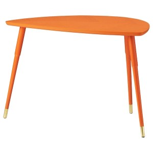 IKEA LÖVBACKEN side table, 30 3/8x15 3/8 in Orange, Ikea Outlet | 6840CKHQD