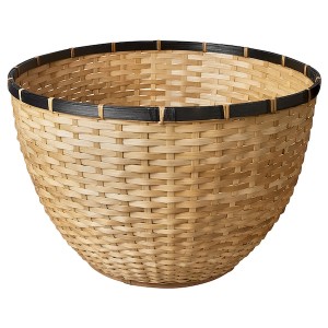 IKEA LÖVRÄFSA basket, bamboo, 19 ¾x12 ½ in, Ikea Outlet | 0478IOSRZ