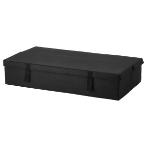 IKEA LYCKSELE Storage box for sleeper sofa Black, Ikea Outlet | 2368HWQNK