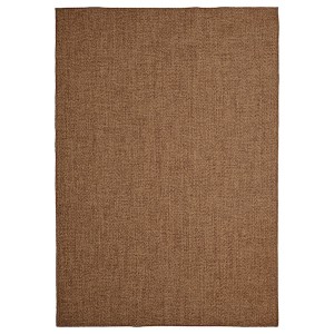 IKEA LYDERSHOLM rug flatwoven, in/outdoor, medium brown, 6'7 inx9'10 in, Ikea Outlet | 4680KNPVZ