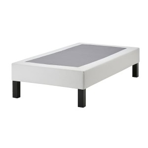 IKEA LYNGÖR slatted mattress base with legs, Twin White, Ikea Outlet | 6358URDAH
