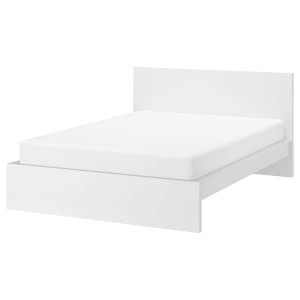 IKEA MALM bed frame, Full White, Ikea Outlet | 3892SNRFB