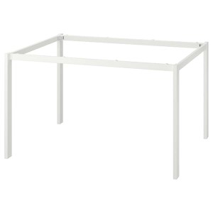 IKEA MELLTORP underframe, white, 49 1/4x29 1/2 in, Ikea Outlet | 5632VFTDA
