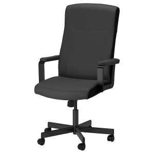 IKEA MILLBERGET swivel chair Murum Black, Ikea Outlet | 6082HBVPZ