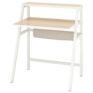 IKEA MITTPLAN desk, white, 31 1/2x23 5/8 in, Ikea Outlet | 7126PAKDX
