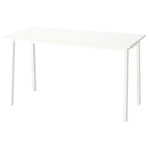 IKEA MITTZON conference table, 55 1/8x26 3/4x29 1/2 in White, Ikea Outlet | 5712HNYZT