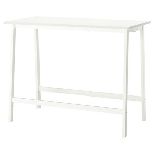 IKEA MITTZON conference table, 55 1/8x26 3/4x41 3/8 in White, Ikea Outlet | 2679BWDFJ