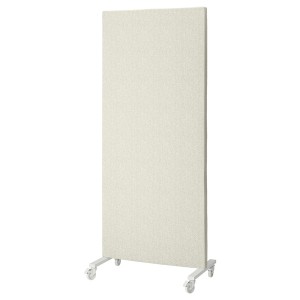 IKEA MITTZON frame w cstrs/acoustic screen, 33 1/2x80 3/4 in Gunnared Beige / White, Ikea Outlet | 7583GQJWB
