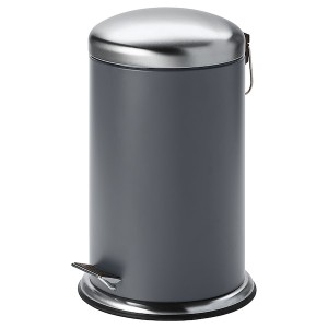 IKEA MJÖSA pedal bin, dark gray, 3 gallon, Ikea Outlet | 5403SNYZR