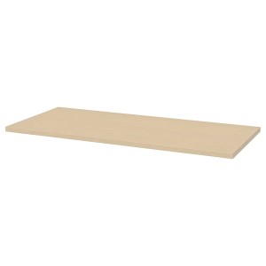IKEA MÅLSKYTT tabletop, birch/veneer, 55 1/8x23 5/8 in, Ikea Outlet | 7852BWCTI