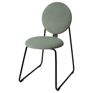IKEA MÅNHULT chair Black / Hakebo Gray / Green, Ikea Outlet | 5120RHVGT