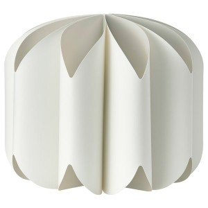 IKEA MOJNA pendant lamp shade, textile/white, 19 in, Ikea Outlet | 3150NPXKD