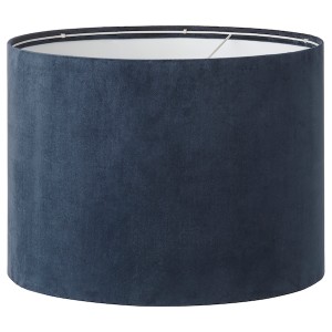 IKEA MOLNSKIKT lamp shade, 17 in Dark Blue Velvet, Ikea Outlet | 8534QMJEK