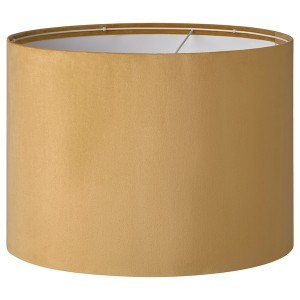 IKEA MOLNSKIKT lamp shade, 17 in Dark Yellow Velvet, Ikea Outlet | 3914XHRTU